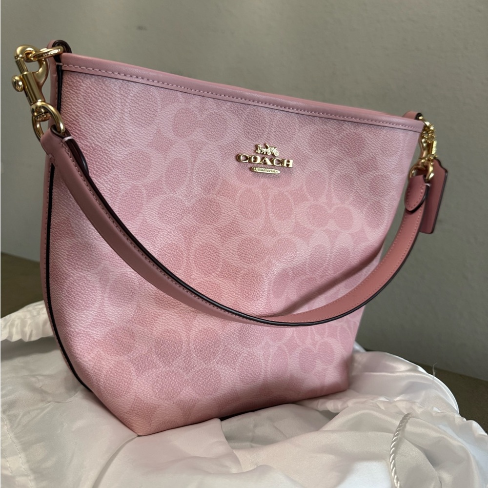 Coach powder Pink city bucket bag